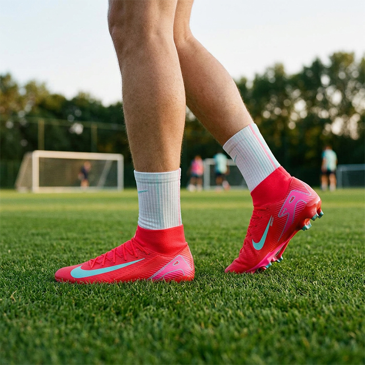 Бутсы Nike ZM SUPERFLY 10 ACAD FG/MG / Мужской / 41 / Коралловый photo 8