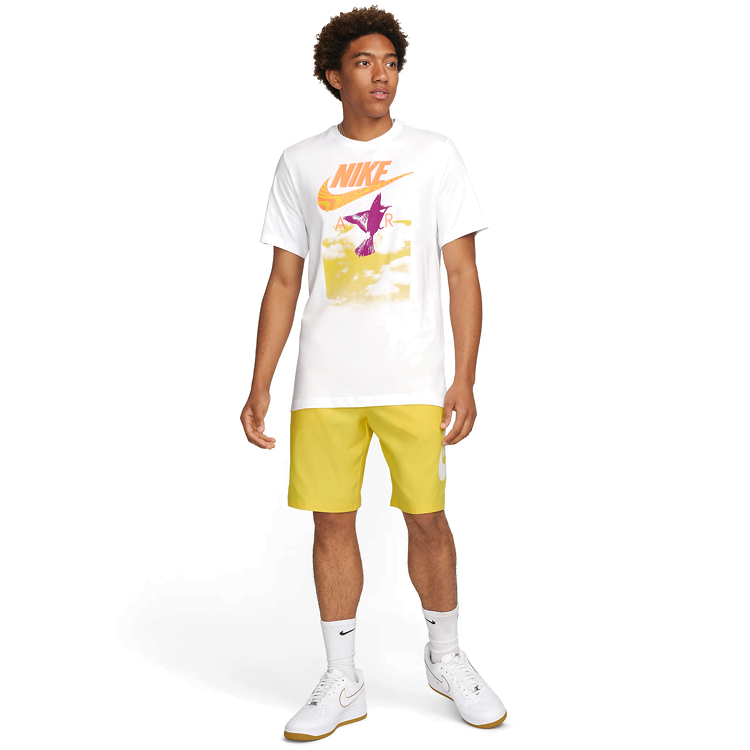 Tricou bărbătesc Nike U NSW TEE BRANDRIFF IN AIR M Alb photo 3