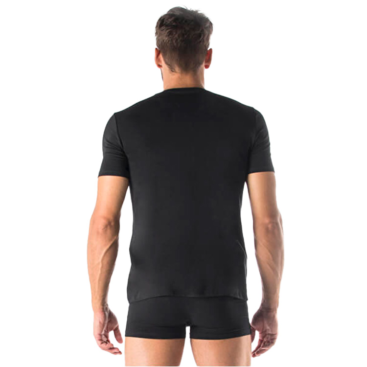 Tricou bărbătesc Fila MAN UNDERSHIRT ROUND NECK WITH LOGO PRINT S Negru photo 4