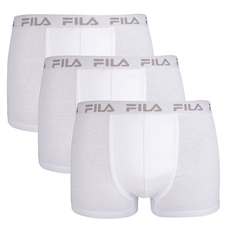 Трусы мужские боксер Fila UW MAN BOXER WITH FILA UNDERWEAR LOGO  L Белый Мужской photo 2
