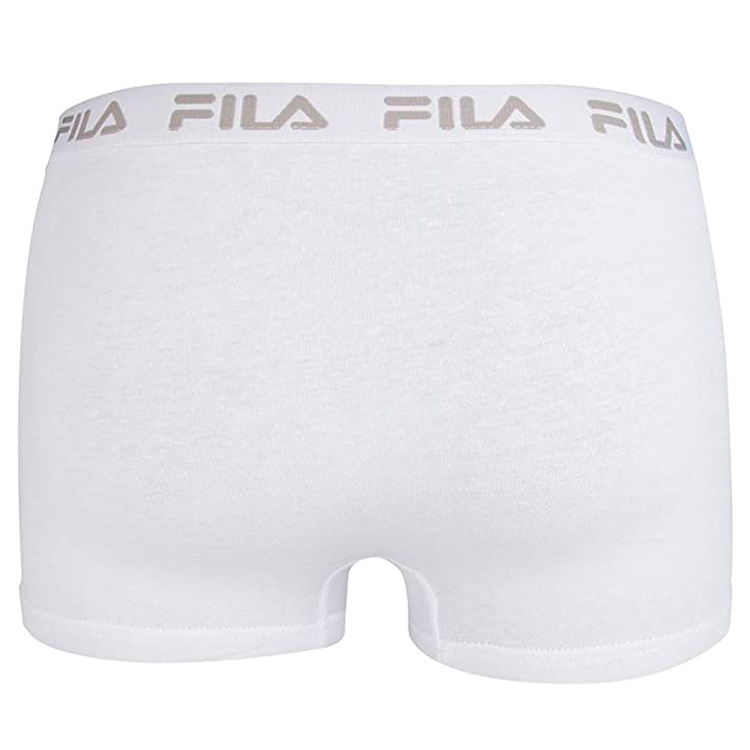 Трусы мужские боксер Fila UW MAN BOXER WITH FILA UNDERWEAR LOGO  L Белый Мужской photo 3