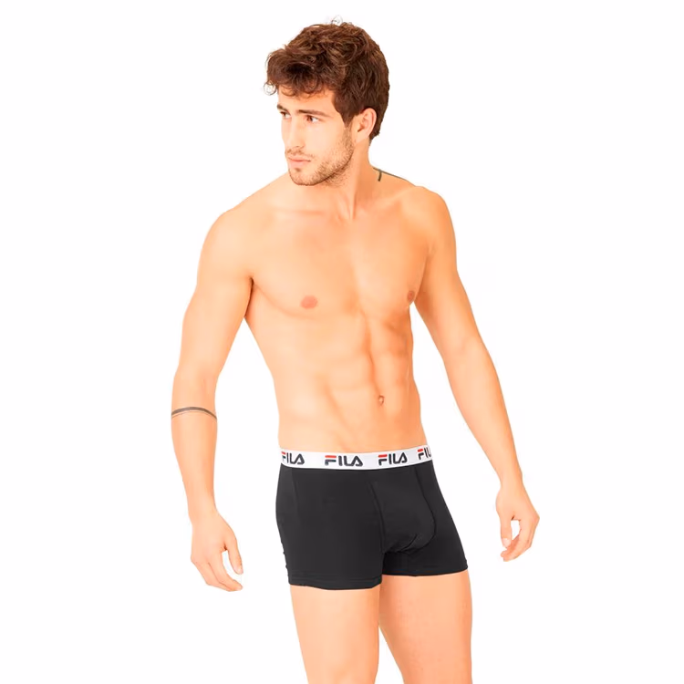 Boxeri Fila UW MAN BOXER 2 PACK ELASTIC WITH LOGO