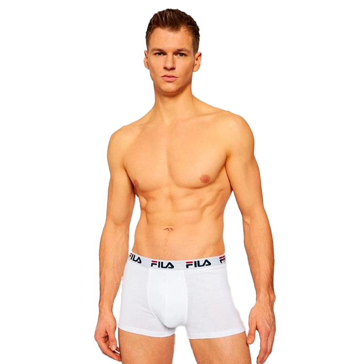 Трусы мужские боксер Fila UW MAN BOXER 2 PACK ELASTIC WITH LOGO