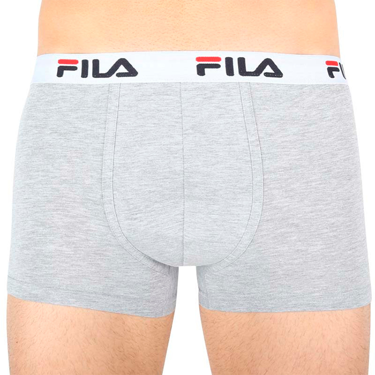 Boxeri Fila UW MAN BOXER 2 PACK ELASTIC WITH LOGO L Gri Barbati photo 4