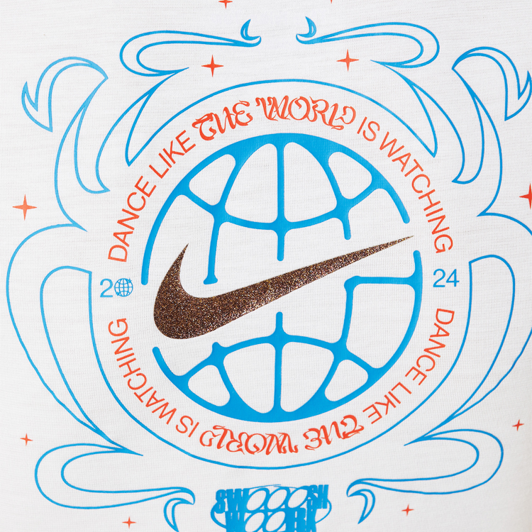 Tricou Nike W NSW TEE DANCE SS OLY XS Alb Femei photo 4