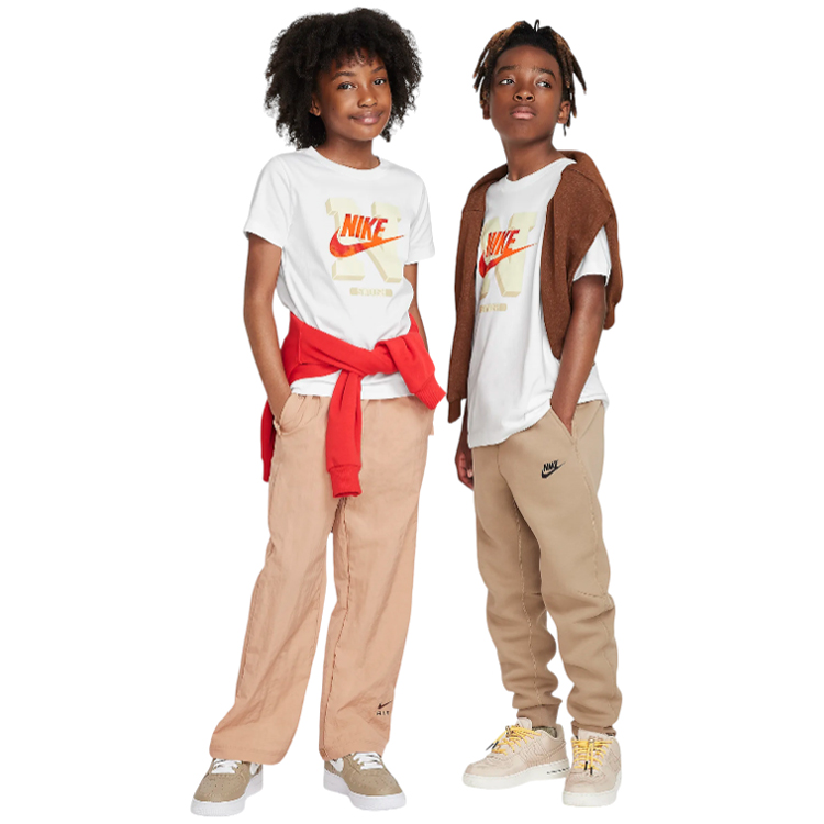 Tricou Nike K NSW TEE FUTURA HBR SSNL / Barbati / S / Alb photo 2