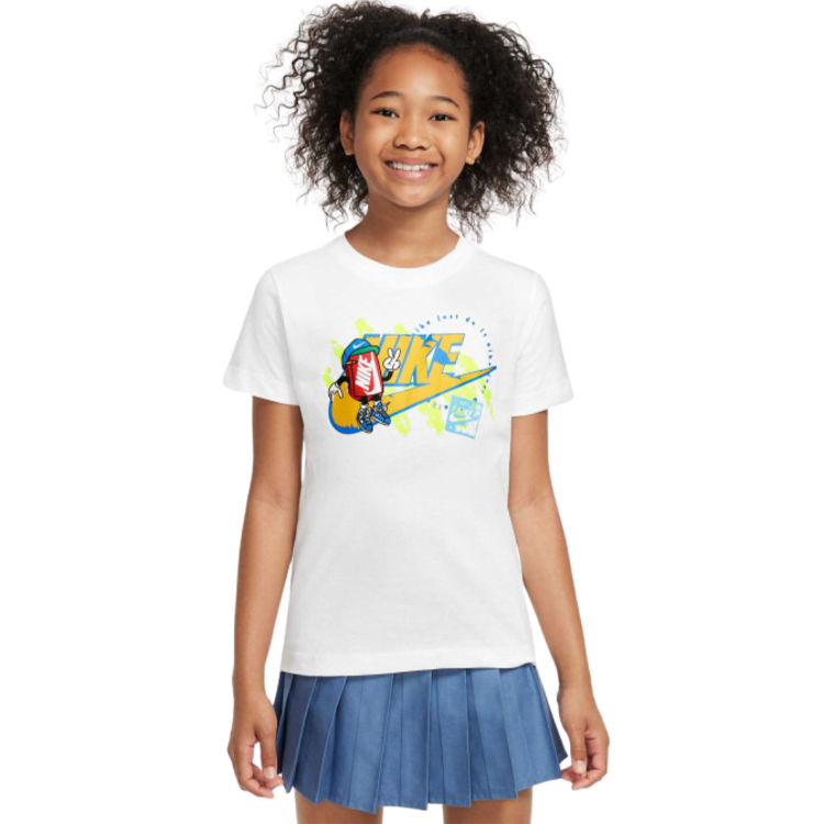 Tricou Nike K NSW TEE BOXY 1 FUTURA / Barbati / L / Alb photo 2