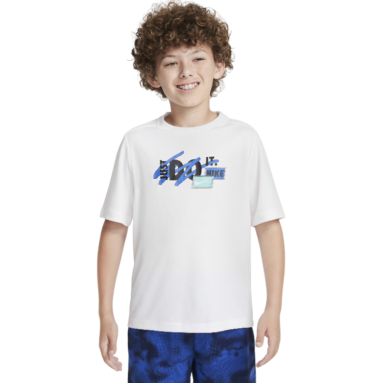 Tricou Nike B NK DF MULTI SS TOP SSNL GX / Barbati / S / Alb photo 3