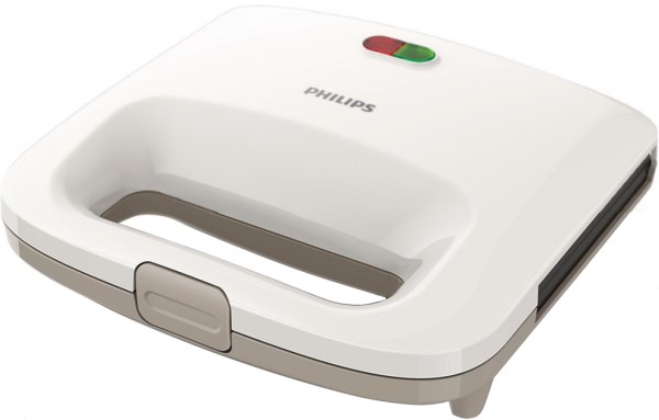Sandwtch maker Philips HD2395/00, 820 W, Alb photo 