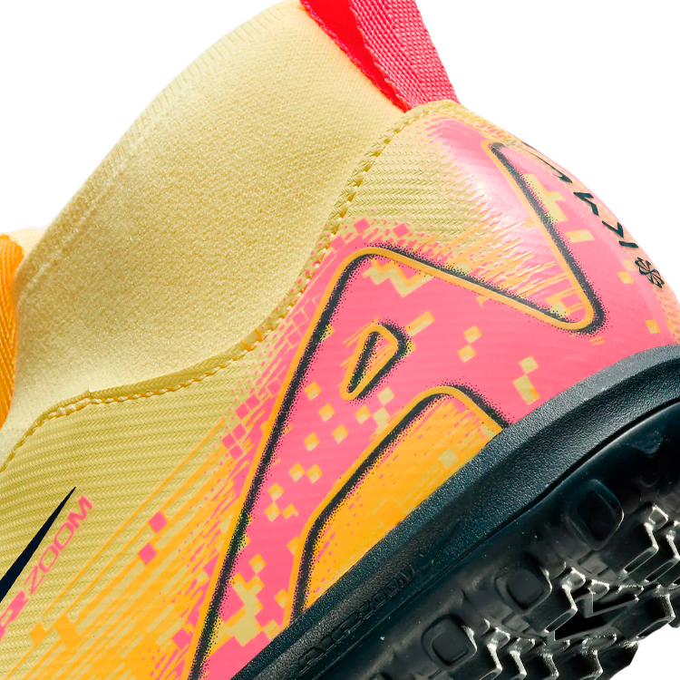 Бутсы Nike JR ZOOM SUPERFLY 10 ACAD KM TF / Мужской / 35 / Желтый photo 5