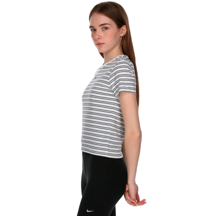 Tricou Nike W NSW NK CHLL KNT TEE PNX XL Alb-gri Femei photo 5