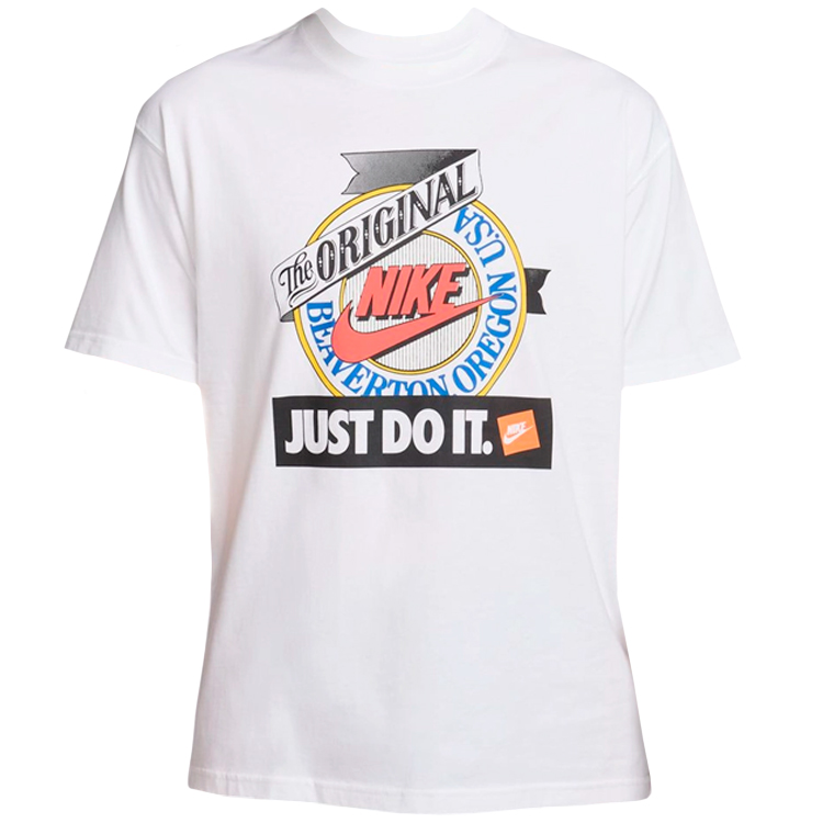 Tricou bărbătesc Nike U NSW TEE M90 TEST PRINT S Alb photo 3