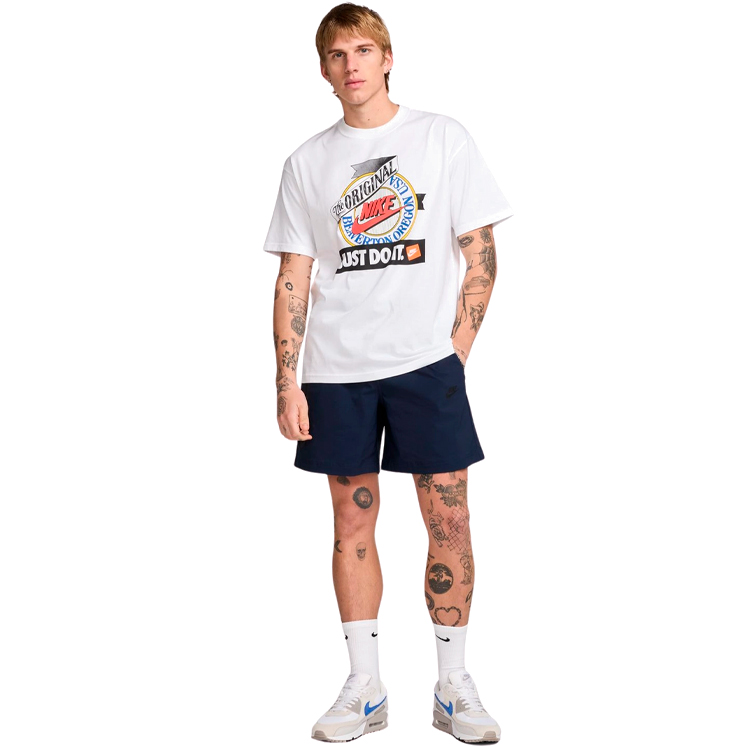Tricou bărbătesc Nike U NSW TEE M90 TEST PRINT S Alb photo 5