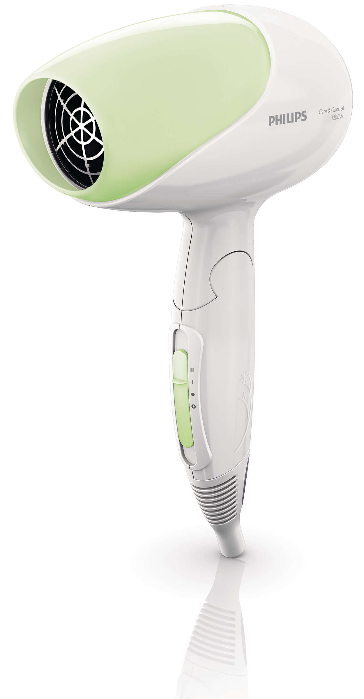 Uscator de par Philips HP8115/00 1200W Verde cu alb photo 1 Uscator de par Philips HP8115/00 1200W Verde cu alb photo 1