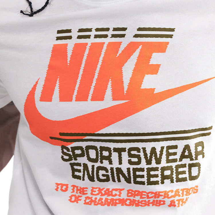 Tricou bărbătesc Nike M NSW TEE 6MO FUTURA FAHO25 M Alb photo 2