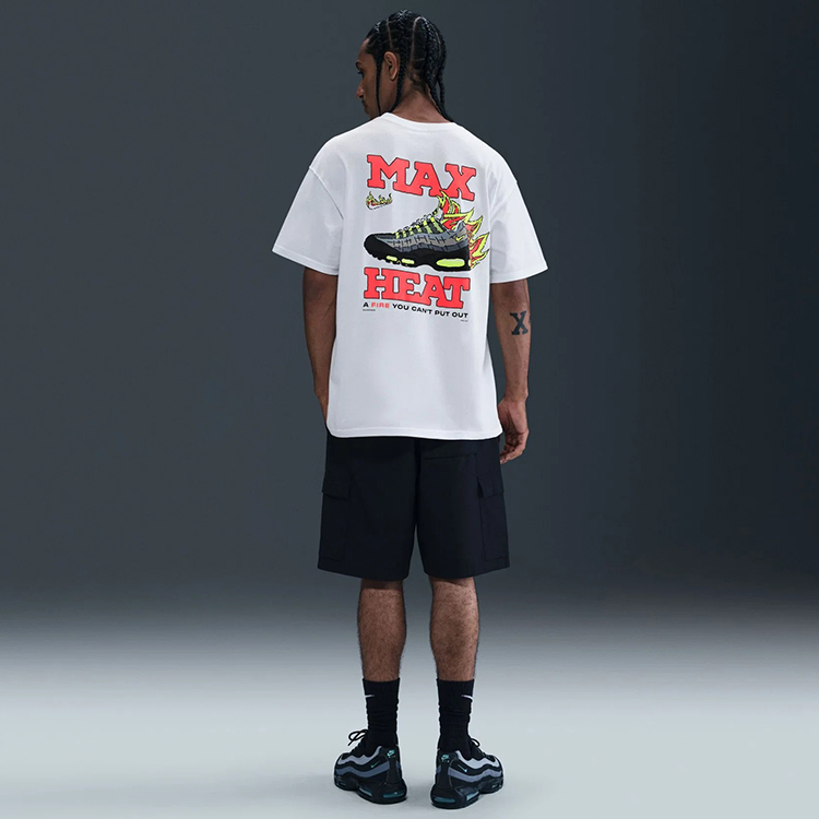Tricou bărbătesc Nike U NSW TEE M90 OC LG GFX SEGB XL Alb photo 4