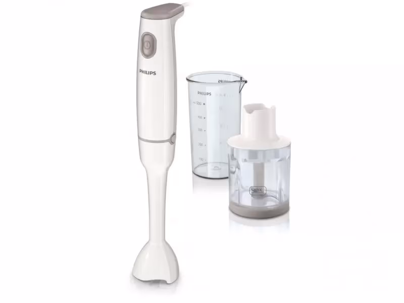 Blender Philips HR1602, 500  ml, 550 W, 1 trepte viteza, Alb 