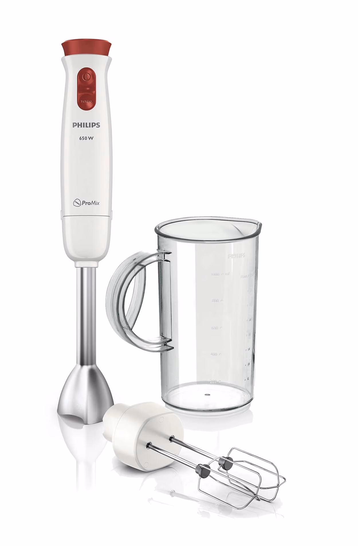 Blender Philips HR1626/00, 650 W, 2 trepte viteza, Alb 