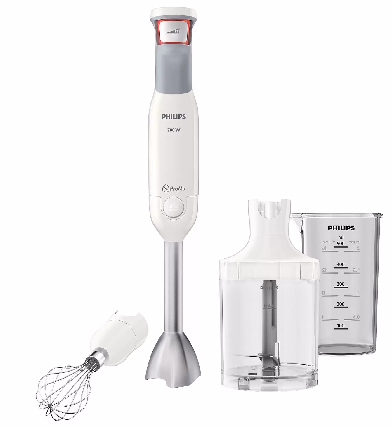 Blender Philips HR1643, 700 W, 2 trepte viteza, Alb 