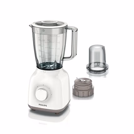 Blender Philips HR2102, 2 trepte viteza, Alb 
