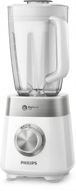 Blender Stationar Philips HR222400 Alb / 3 viteze / ml photo 2