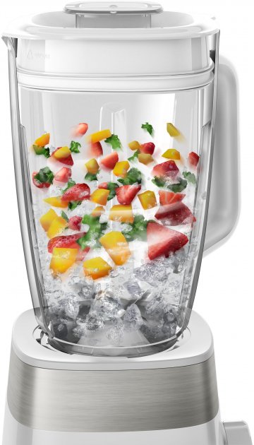 Blender Stationar Philips HR222400 Alb / 3 viteze / ml photo 3