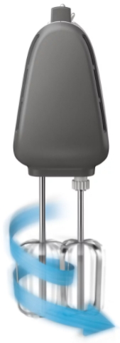 Миксер Ручной Philips HR374000 / 5 скоростей / Белый photo 4