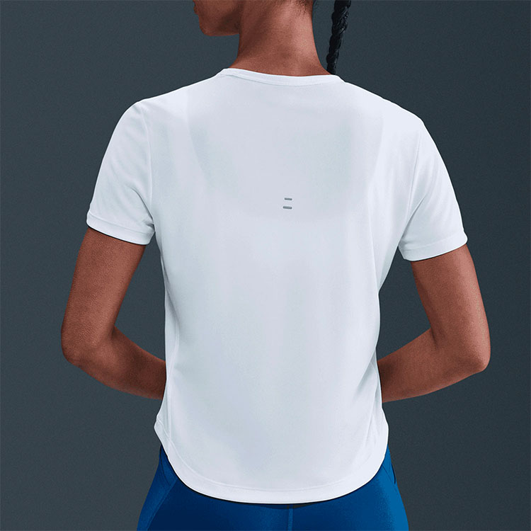 Tricou Nike W NK TEMPO SWSH HBR DF SS TOP M Alb Femei photo 7