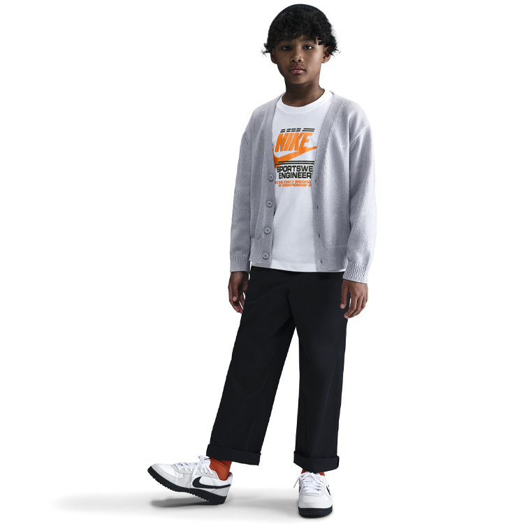 Tricou Nike K NSW TEE BRANDMARK FUTURA XL Alb Barbati photo 2