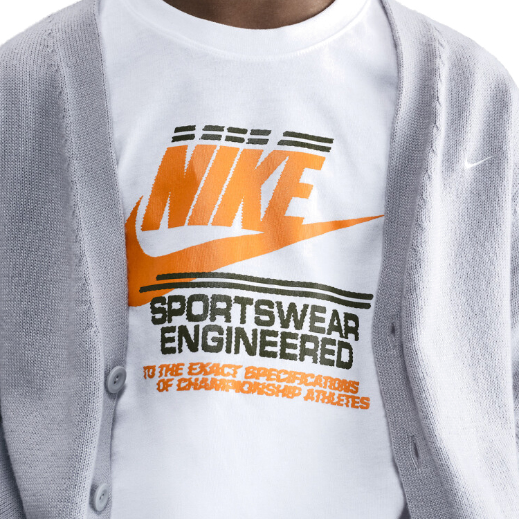 Tricou Nike K NSW TEE BRANDMARK FUTURA XL Alb Barbati photo 3