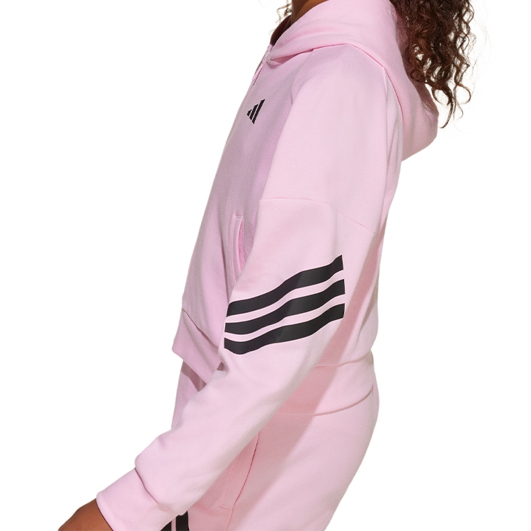 Jacheta Adidas JG FI 3S FZ 128 Roz Femei photo 3