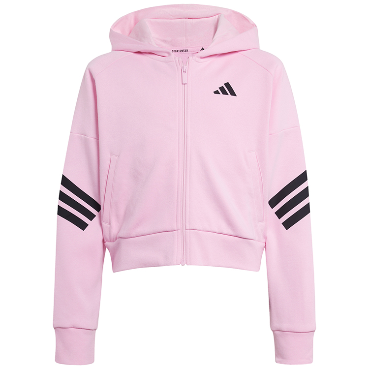 Jacheta Adidas JG FI 3S FZ 128 Roz Femei photo 5