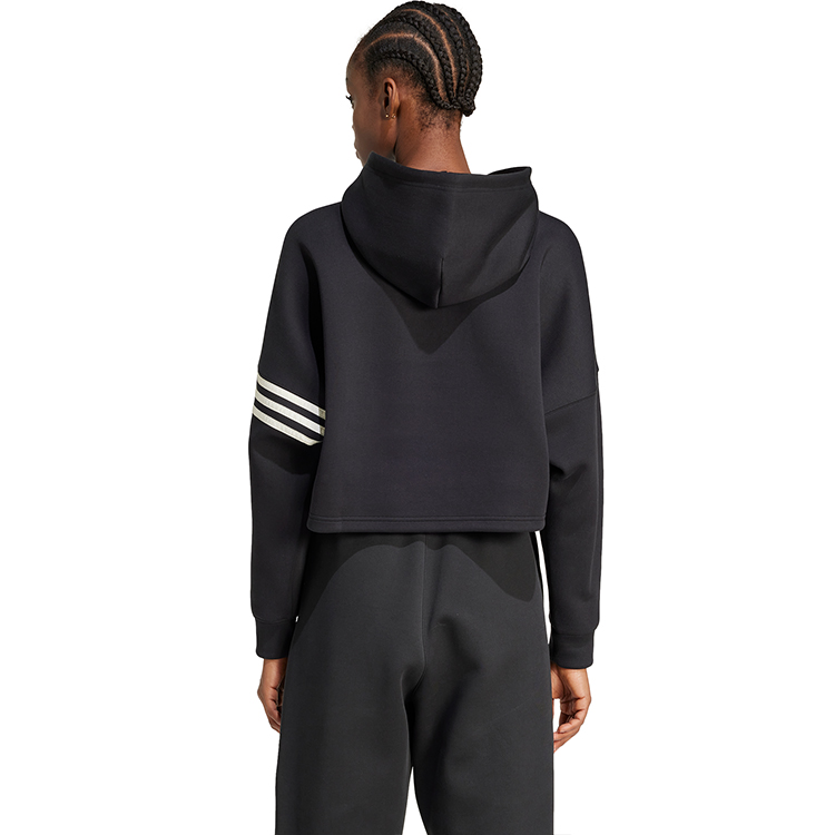 Hanorac Adidas NEUCL HOODIE XS Negru Femei photo 3