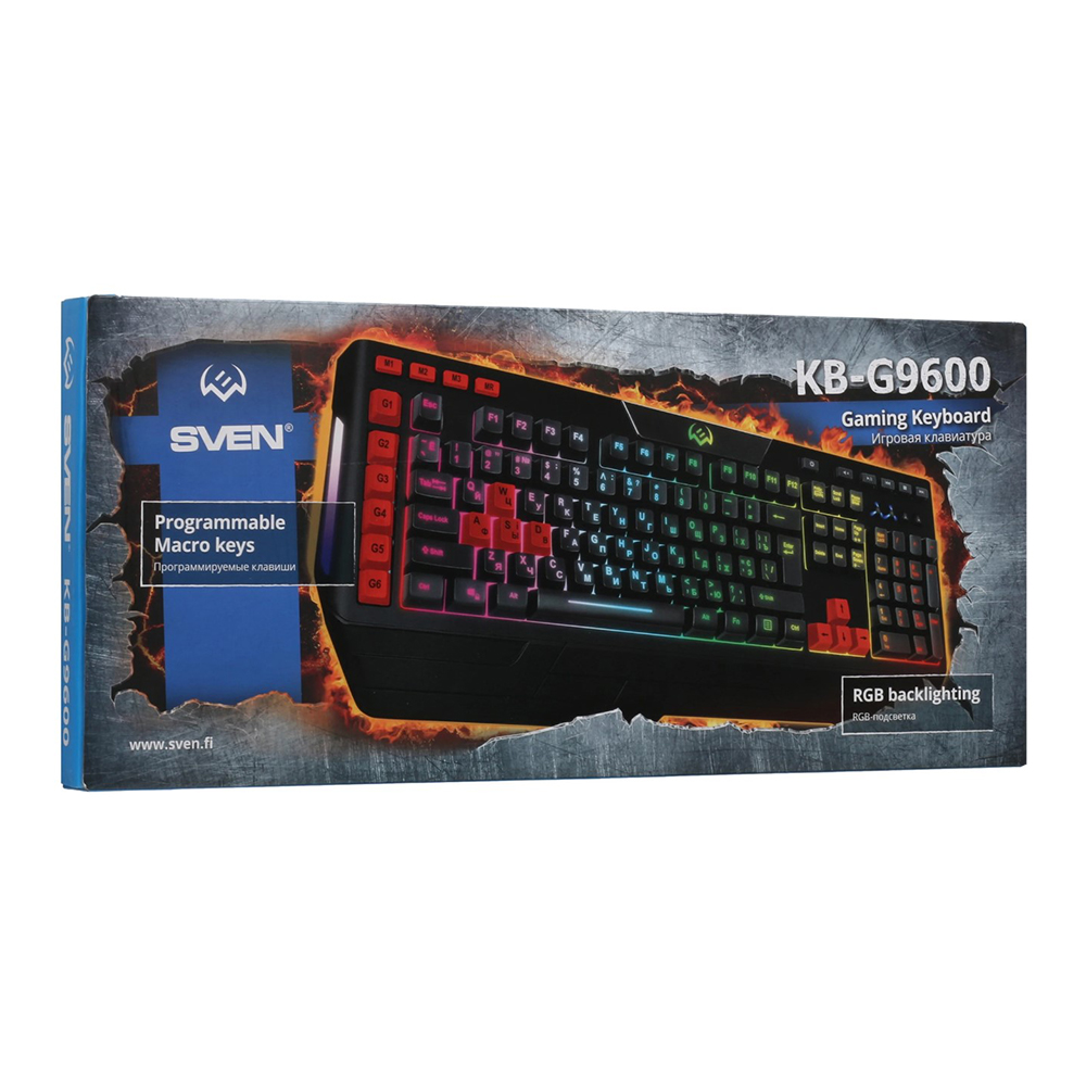 Клавиатура проводная Sven KBG9600 / Мембранная photo 7