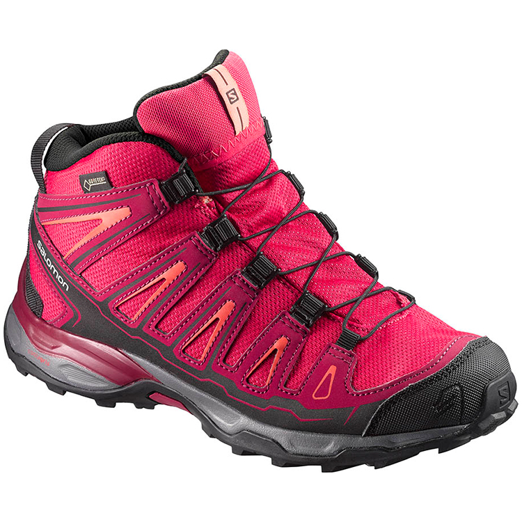 Ботинки Salomon X-ULTRA MID GTX J / Женский / 31 / Красный photo 3