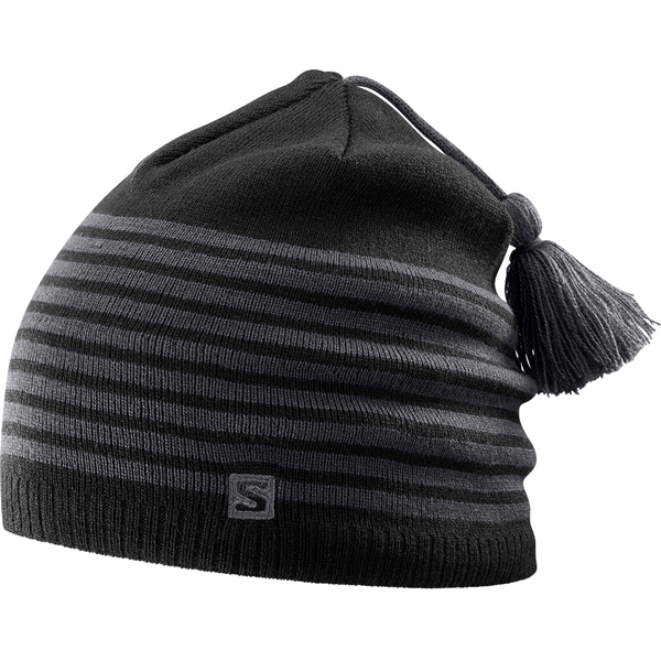 Caciula Salomon ESCAPE BEANIE Negru-gri photo 2