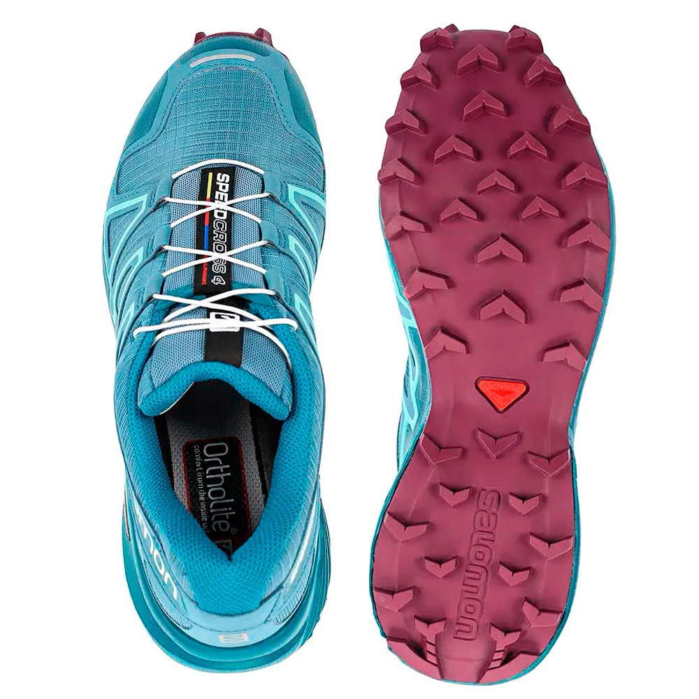 Incaltaminte Sport Salomon SPEEDCROSS 4  pt Femei / 39.5 / Bleu photo 3