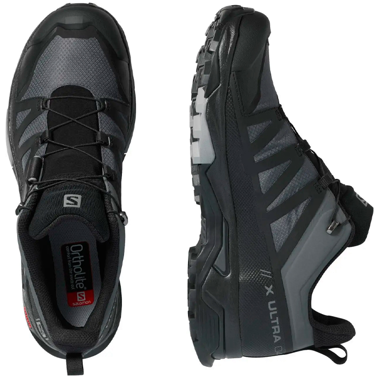 Кроссовки Salomon SHOES X ULTRA 4 WIDE GTX / Мужской / 45.5 / Черный/Серый photo 3