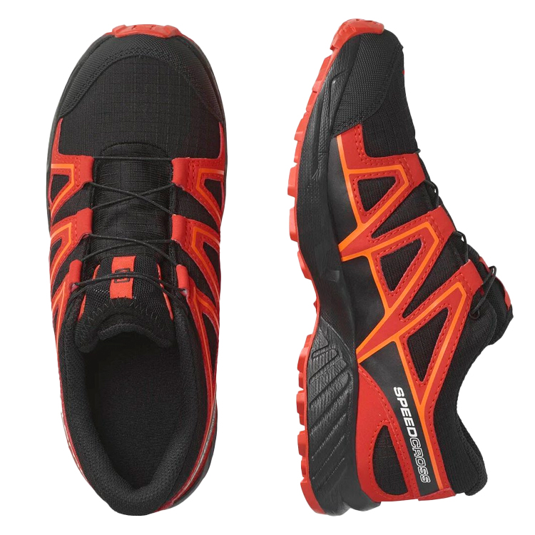 Incaltaminte Sport Salomon SHOES SPEEDCROSS CSWP pt Barbati / 33 / Negru-rosu photo 6