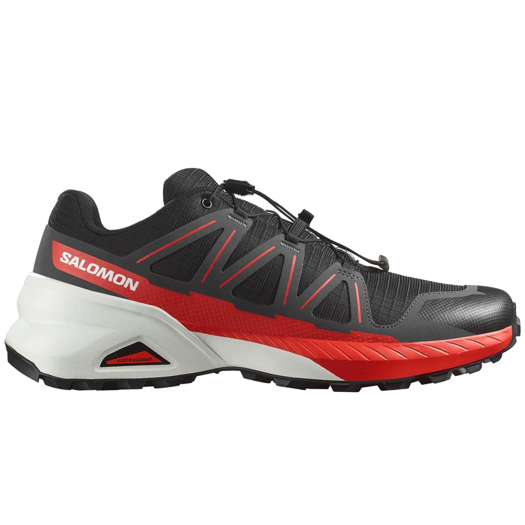 Incaltaminte Sport Salomon SPEEDCROSS PEAK pt Barbati / 41.5 / Negru-rosu photo 2