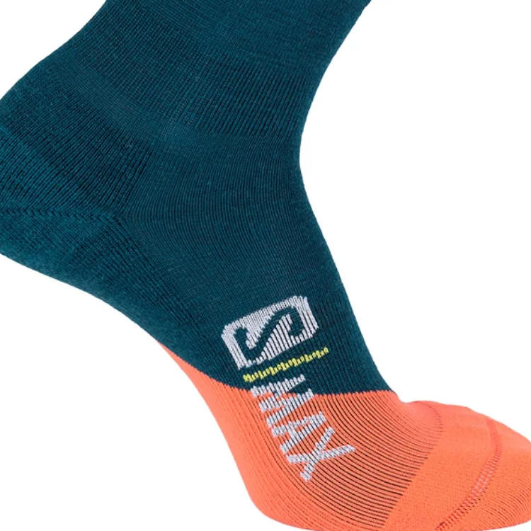 Sosete Unisex Salomon S/MAX Deep Lagoon/Shocking 36-38 Albastru-oranj photo 2