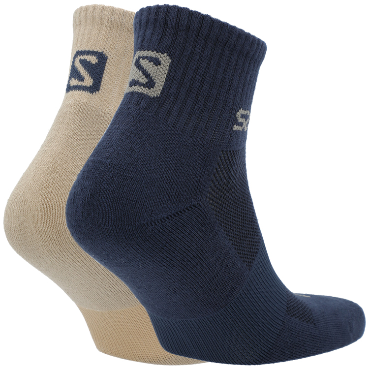 Носки Унисекс Salomon EVASION 2-PACK 42-44 Синий/Бежевый photo 3