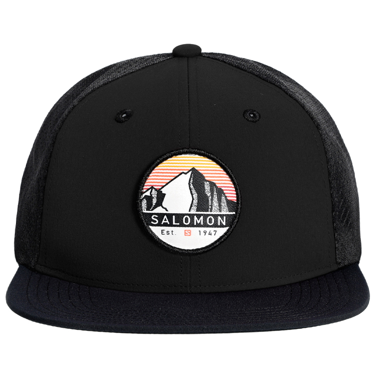 Chipiu Salomon CAP TRUCKER FLAT CAP S/M Negru photo 2