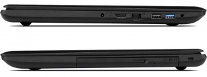 Laptop Lenovo IdeaPad 110-15BR (80T7004URA) , Celeron, 4 GB GB, DOS, Negru thumbnav 2