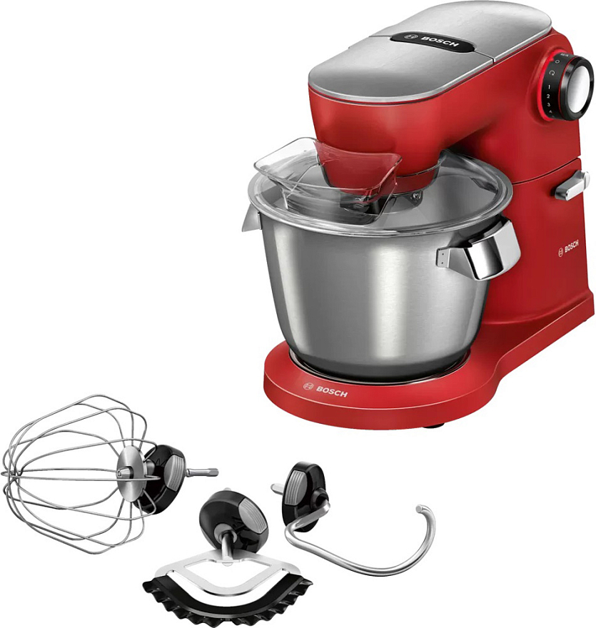 Кухонный комбайн Bosch MUM9A66R00, 7 скоростей, Красный photo 2
