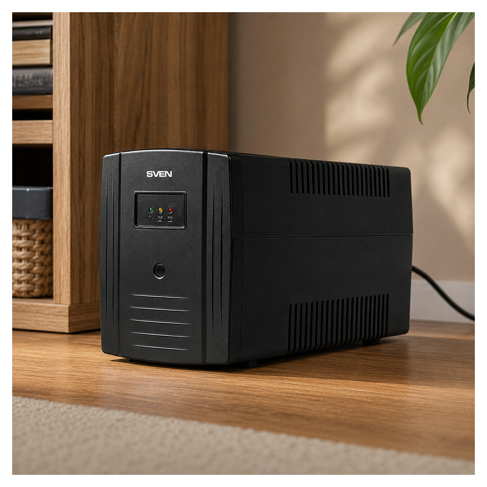 Sursa de curent continuu (UPS) Sven Pro 1000 /720W (USB) photo 6