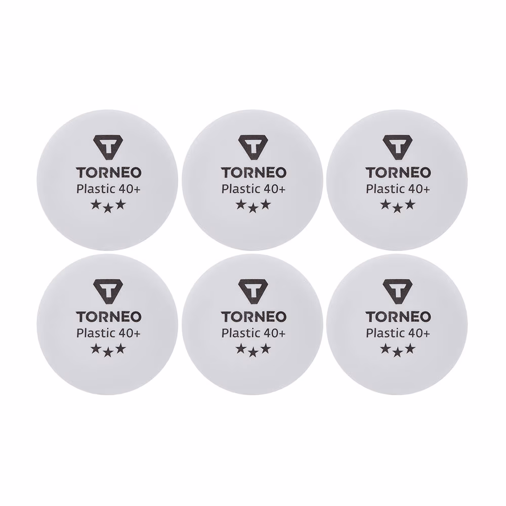 Набор мячей для настольного тенниса 6шт Torneo ball kit