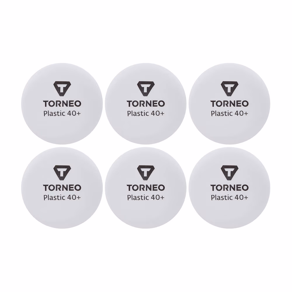 Набор мячей для настольного тенниса 6шт Torneo Ping pong balls