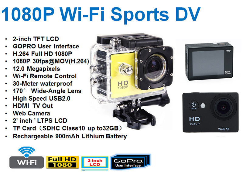 Videoinregistrator Vision DVR SJ4000 Sport Camera photo 3