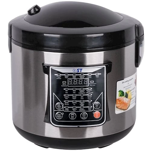 Multifierbator Saturn ST-MC9300, 700 W, 24 programe, Negru cu inox